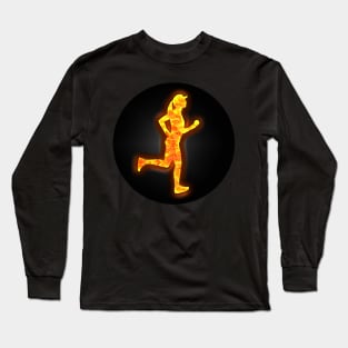 Woman going for a Jog Long Sleeve T-Shirt